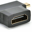 HDMI Micro Mini Male to Female Adapter Converter 3 in 1 Connector 1080P for HDTV