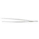 Stainless Steel Straight Tweezers, Serrated Tip Forcep, Laboratory, 300mm
