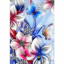 Full Diamond 5D DIY Diamond Painting "Flower Butterfly" Embroidery Cross St