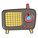 Retro Radio Brooch Badge Jacket Jewelry Backpack Accessories Pin (Style 4)  A