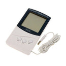 3 lines LCD display Indoor and outdoor thermometer with hygrometer E6N7