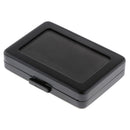 2 Pcs PU Leather Travel Jewelry Box Diamond Display Organizer Storage Case