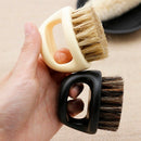 1 Pcs Ring Design Horse Bristle Men Shaving Brush Plastic Portable Barber B