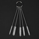 5pcs Mini Nylon Pastry Tube Brushes Set Teapot Keyboards Fans Cleaning Tool A