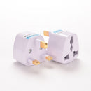 UK AU to EU Europe Adapter Wall Plug Converter Travel Power 1pc WHITE JR