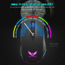 RGB Gaming Mouse Wired Mice Breathing Backlit Optical USB Mouse Programmable