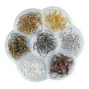 Jewelry Finding Kit Earring Hooks Ear Wire for Jewelry Making Craft Assorted