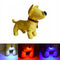 2 pcs Fascinating Pet Dog Collar LED Safety Night Light Pendant Blue