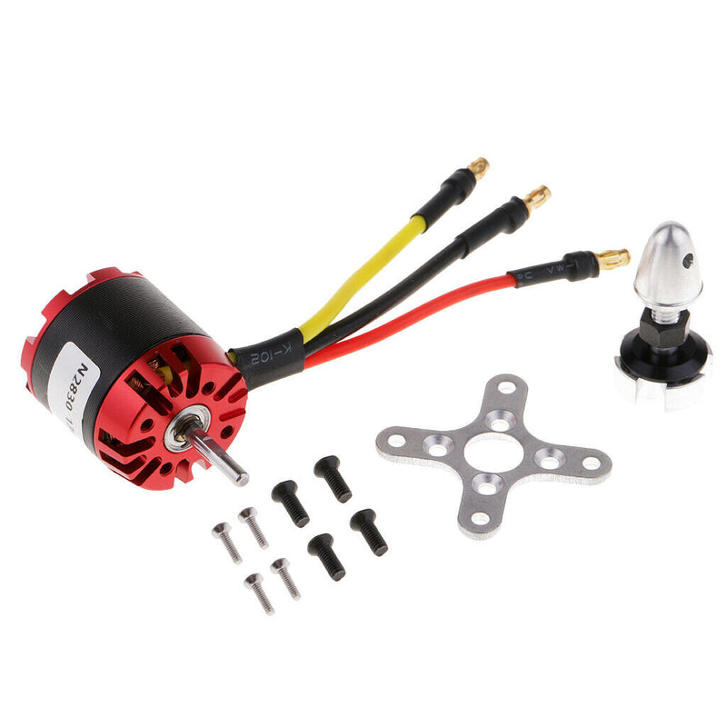 N2830 1300KV Brushless Motor for RC Multicopter Drone Hobby Models DIY Accessory