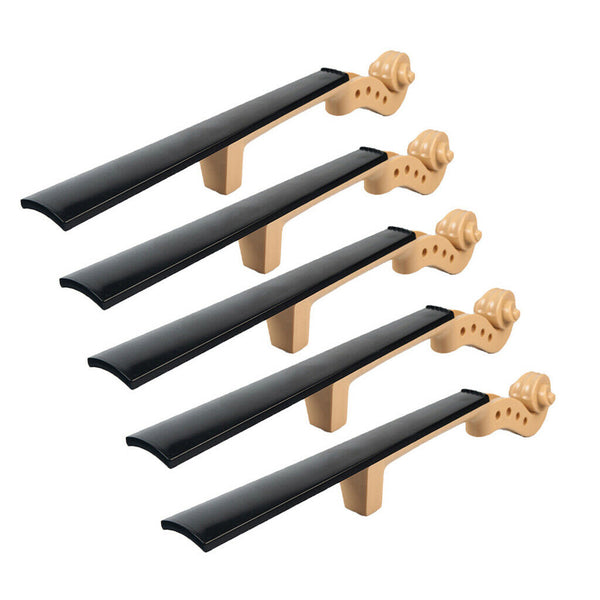 4/4 Exquisite Unfinished Solid Wood Violins Blank Neck Fingerboard Luthier Tools