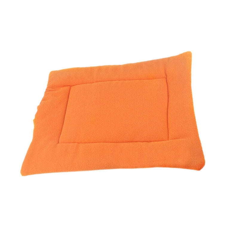 2 pcs Coral Fleece Puppy Fluffy Cushion Dog Cat Sleep Bed Pad Pet House Kennel