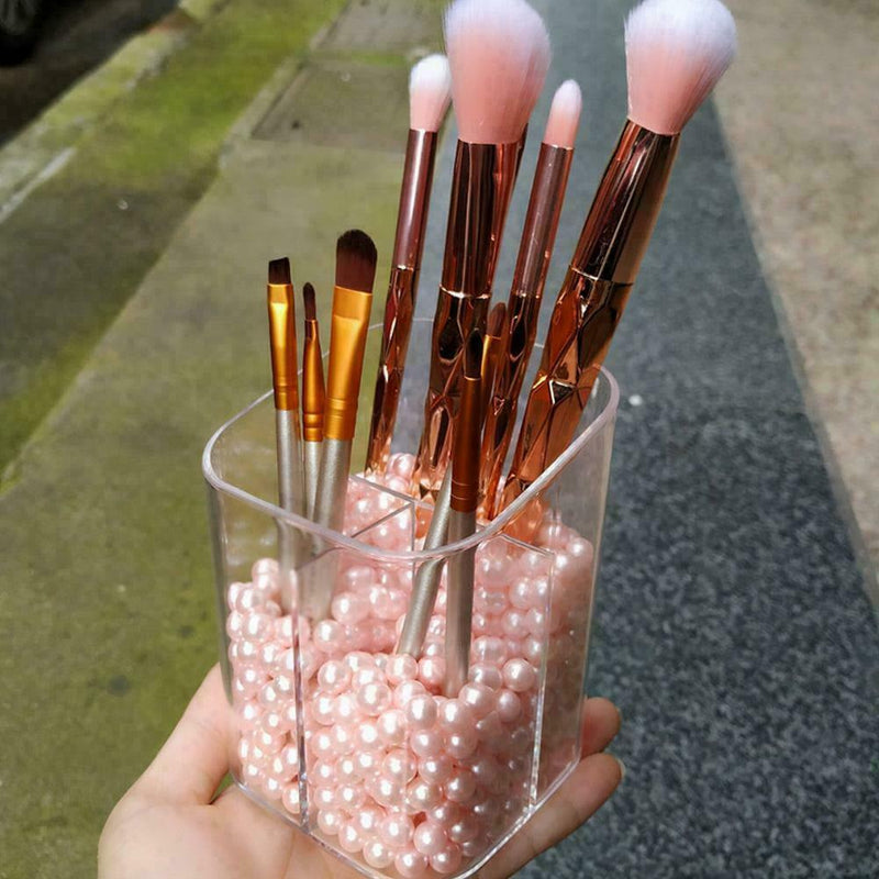 Transparent Acrylic Makeup Brushes Storage Box Desktop Best Holder K1O7
