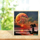 5D DIY Full Drill Diamond Painting Moon Embroidery Mosaic Craft Kit Cross Stitch
