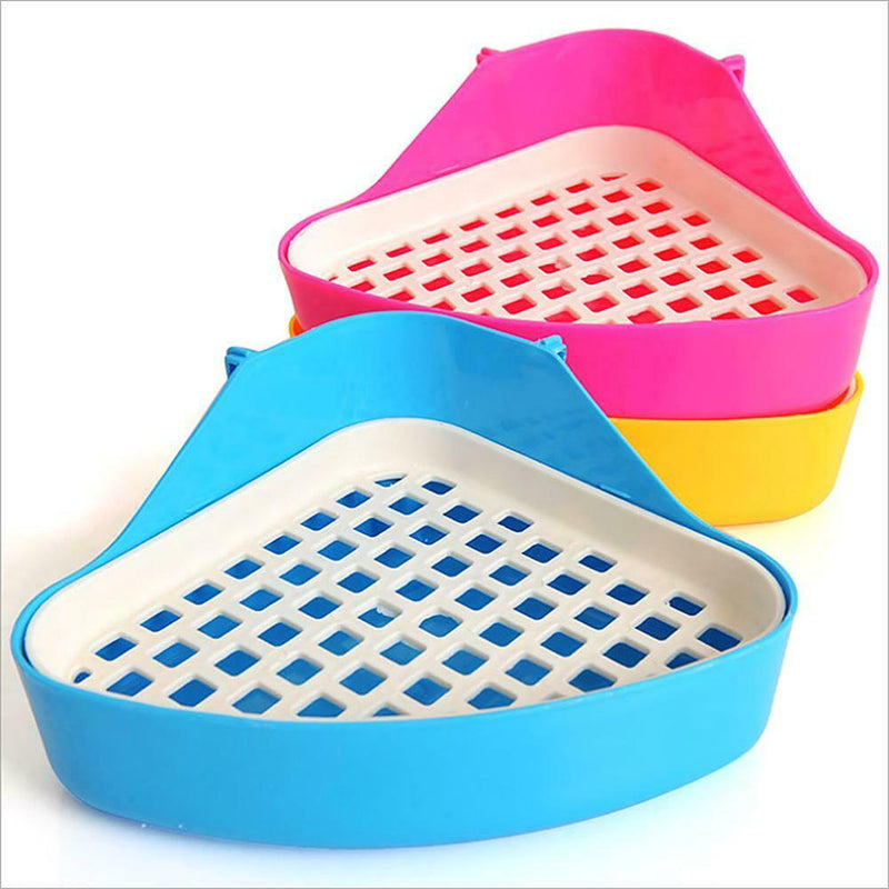 Triangle Small Pet Hamster Bathroom Toilet Guinea Pig Rat Hamster House A