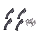 4PCS TRX4 Black Door Handle for 1/10 RC Crawler Traxxas TRX-4 RC4WD D90 Axi