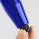 Blue 18cm Aluminum Alloy Manual Gear Shift Shifter Lever Knob for Car