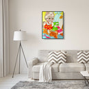 Full Drill 5D DIY Diamond Painting Kitten Sewing Embroidery Cross Stitch