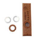 Wooden Ukulele Partner Kazoo with Diaphragm Metal Box for Music Lovers