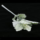 2x Artificial Focking Plants Senecio Leaves Bush Flower Bouquet Branch