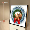 Full Drill Diamond Painting Xmas Animal Embroidery Rhinestone Art (JH043)