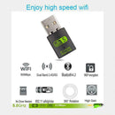 600Mbps WiFi Dongle and Bluetooth For PC Laptop Dual New USB Adaptor 8821CU F2Z6