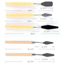 18pcs/set Oil Painting Scraper Of Acrylic Gouache Oil Paint Color Palette TSEAU