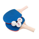 Table Tennis Ping Pong Set 2x Paddle Bats & Extending Net & 3 Balls Porta Hn