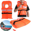 Universal Life Vest Polyester Life Jacket Foam Flotation Swimming Safety Vest