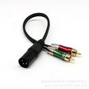Audio cable 2 RCA to XLR Ã¥â€¦Â¬/mother Double lotus turn card audio cable Q5Z9
