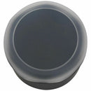 Round Plastic Single Watch Box with Sponge Cushion black