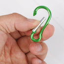 5x/Set Random No.5 Aluminum Alloy Gourdshaped Outdoor Sport Clasp Small Clas Gk