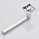 Chrome Square Bathroom Toilet Roll Holder. Wall Mounted Toilet Roll