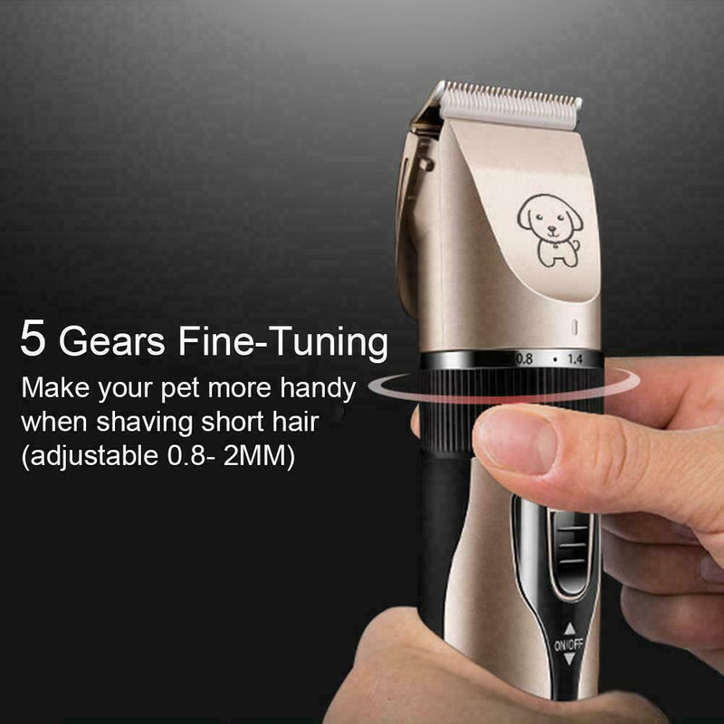 Pet Dog Cat Grooming Clippers Hair Trimmer Groomer Hair Pet Clipper Shaver S9G4