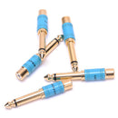 Mono Plug 6.5mm Male To RCA Female Audio Jack Stereo Connector Adapter   B Ew