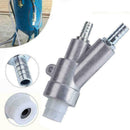 35mm Air Sandblaster Gun Hand Stainless Steel Spray Carbide +Boron Gun Nozz W1L7