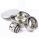 Stainless Steel Fluted Edge Round Cookie Biscuit Cutter Set 12 Pieces Gradu
