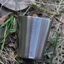 2x Hot 35ml Portable Stainless Wine Drinking Shot Glasses Barware Cup FT BX