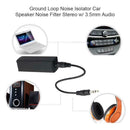 3.5mm Audio Cable Ground Loop Noise Isolator Signal Anti-jamming Filter