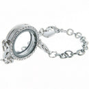 High Quality Alloy Frame Bracelet Floating Chain Jewelry Women Girls Gift