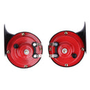 One Pair12V120DB Loud Car Dual-tone Snail Electric Air Horn Siren Universal