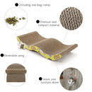 Pet Cat Kitten Scratch Scratcher Pad Seize Catch Board Mat Catnip Bed M sha X9Z1