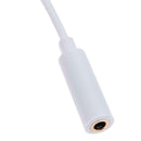 USB 3.1 Type-C Male to 3.5mm Female Earphone Audio Adapter Cable(White) A