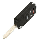 Replacement 4 Buttons Flip Folding Car Remote Key Case Shell for Chrysler D