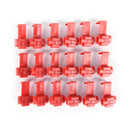 50x  Lock Wire Electrical Cable Connectors Quick Splice Terminals Crimp M&