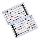 48x Quartz Crystal Collectible Samples Home Decoration Valentine's Day Gift