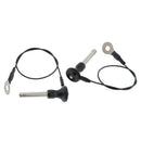 2xBall Head Lock Quick Release Pin Push Button 8mm, 45mm Durable