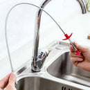 60cm Kitchen Sewer Dredging Device Tool Spring Pipe Sink Cleaning Hook Supply UK