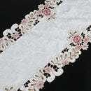 New Table Runner Embroidered Floral Table Cloth Pattern: