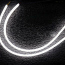 2PCS 60CM LED Car DRL Daytime Running Lamp Strip Lights Flexible Soft Tu RRC