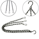 40cm Hanging Flower Plant Pot Chain Basket Planter Home K6Z0 Garden Holder D4G4
